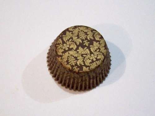 High Tea Cupcake Papers - Brown/Gold - Click Image to Close